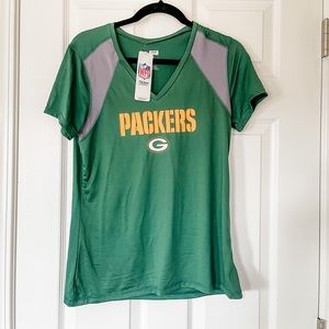 NWT NFL Team Apparel Green Bay Packers Tee - M